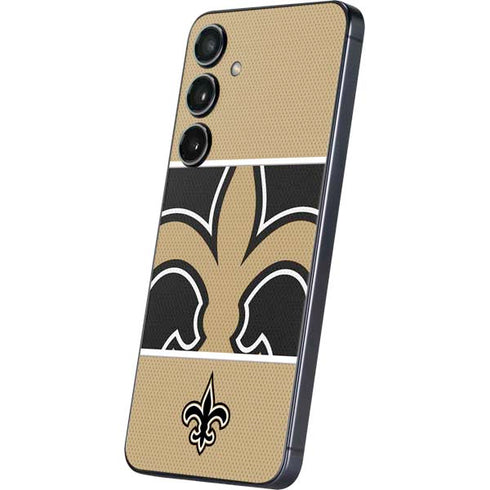 NFL New Orleans Saints Zone Block Galaxy S25 Skin